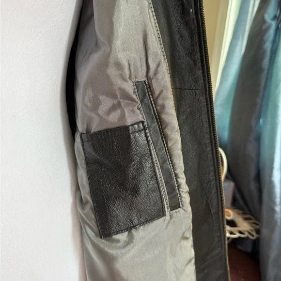 🖤 Harbor Bay 100% Genuine Black Leather Men's Jacket 2XLT - Picture 5 of 16